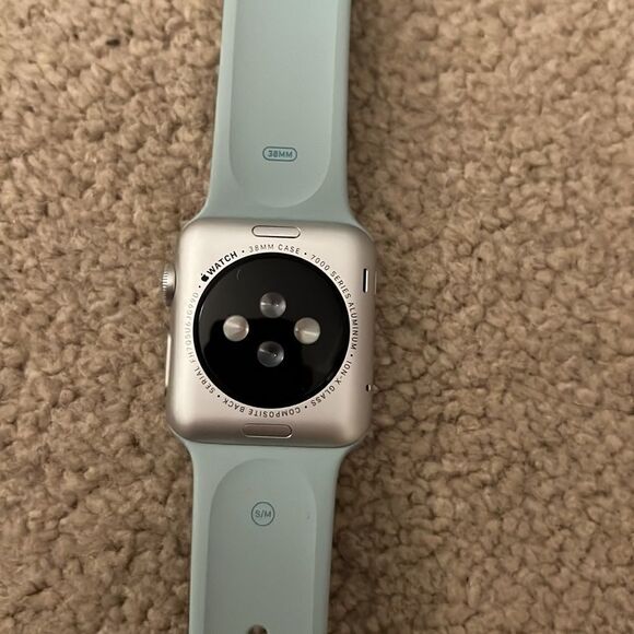Apple Watch With Blue silicone strap - Picture 5 of 5
